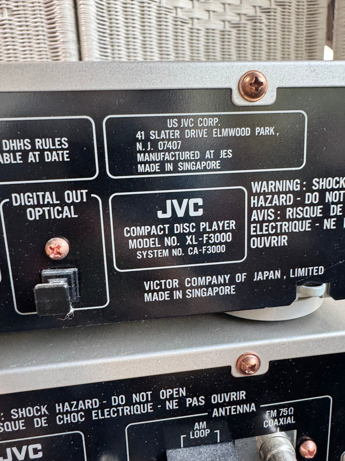 JVC Super Digifine Music System: CD Player, Tuner & Amplifier