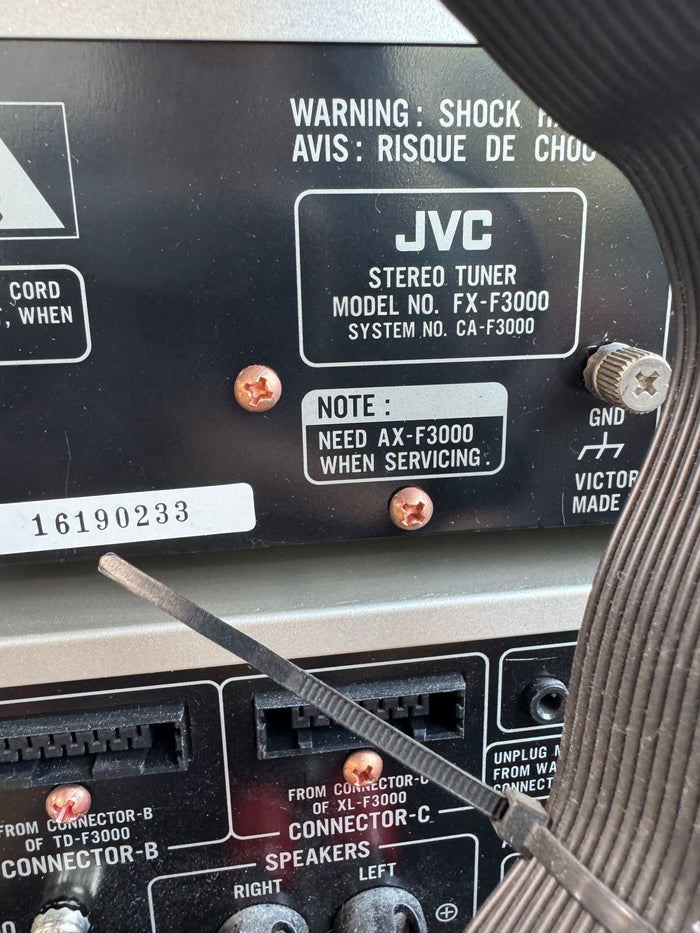 JVC Super Digifine Music System: CD Player, Tuner & Amplifier