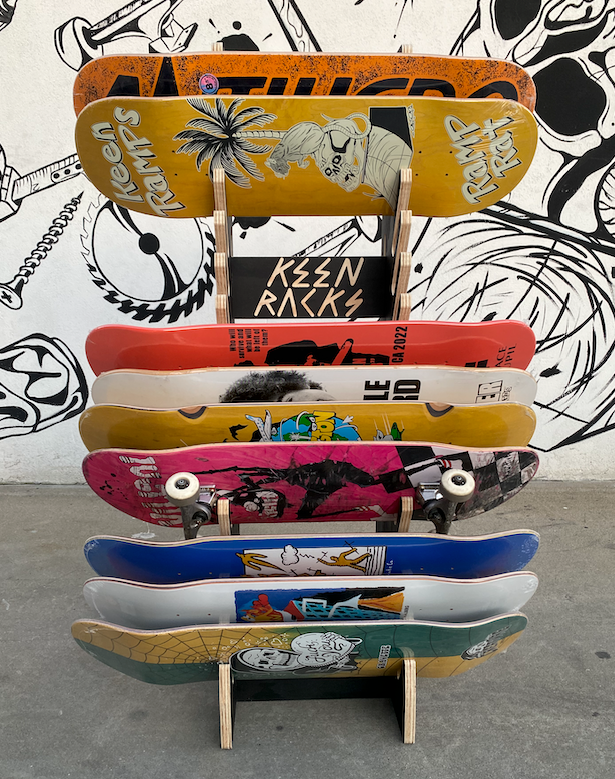 Keen Ramps Racks Free Standing Skateboard Rack