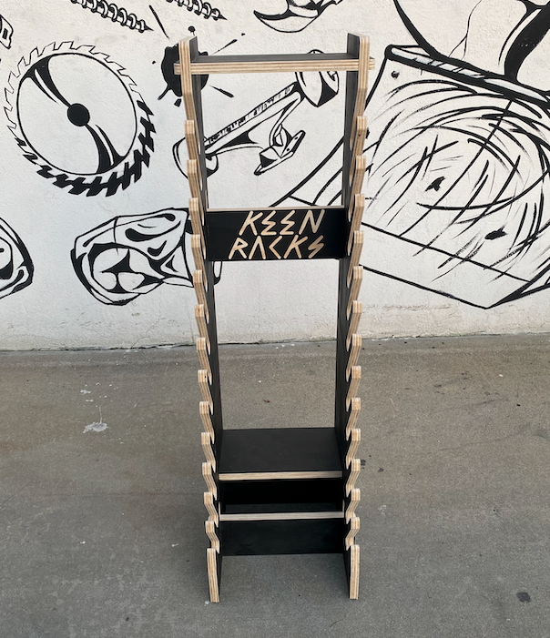 Keen Ramps Racks Free Standing Skateboard Rack
