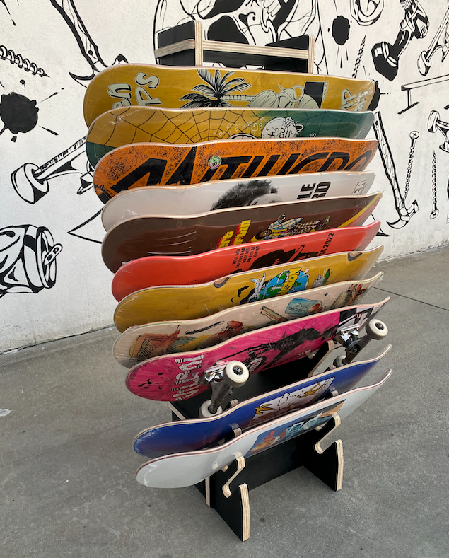 Keen Ramps Racks Free Standing Skateboard Rack