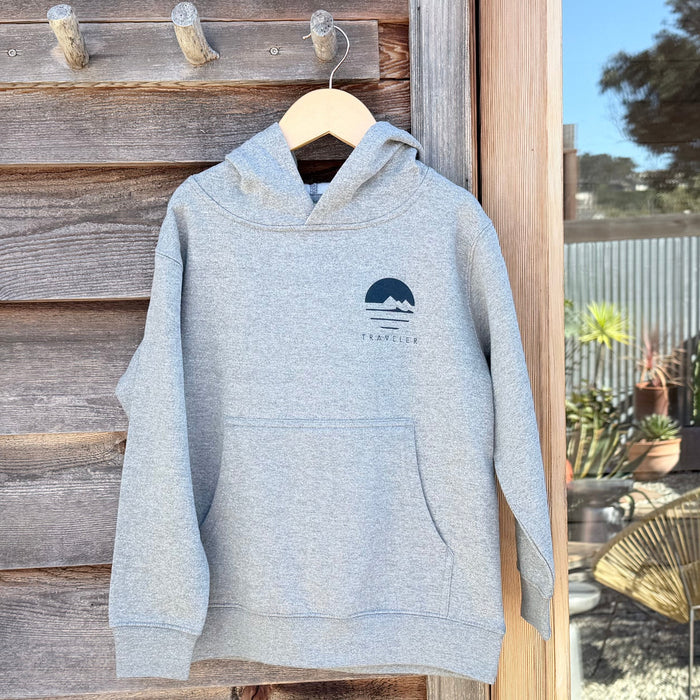 Kid's Pacifica Map Hooded Fleece