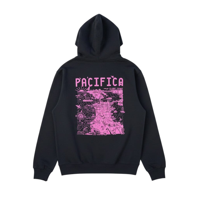 Kid's Pacifica Map Hooded Fleece