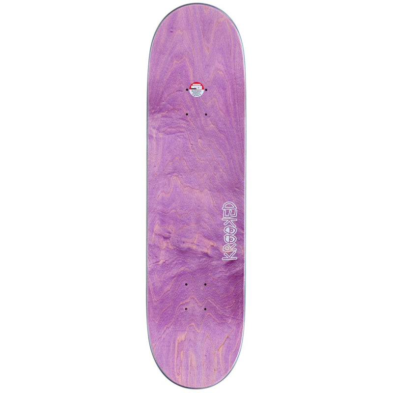 Krooked Eyes Easy Rider Skateboard Complete - Blue - 8.38"