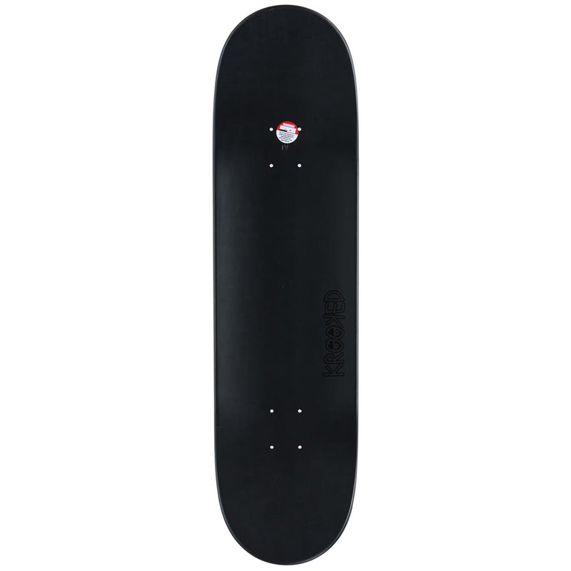 Krooked Eyes Skateboard Deck - Black - 8.50"
