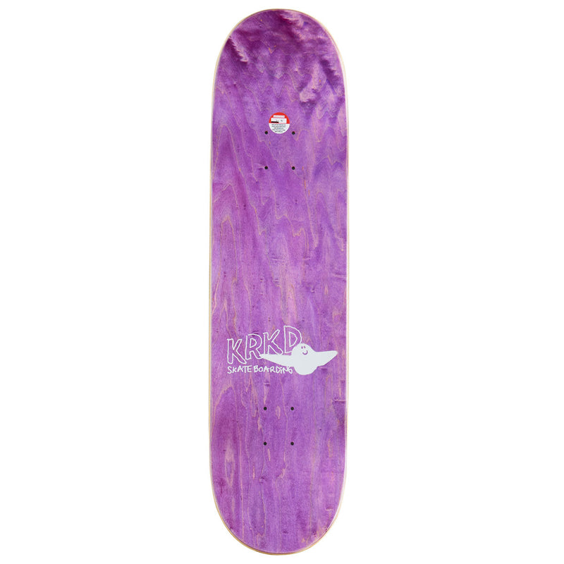 Krooked Kamo Wheel Wells Skateboard Complete - Black - 8.25"