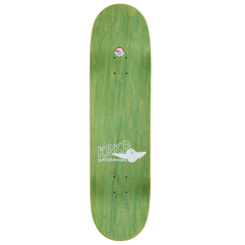 Krooked Kamo Wheel Wells Skateboard Complete - White - 8.50"