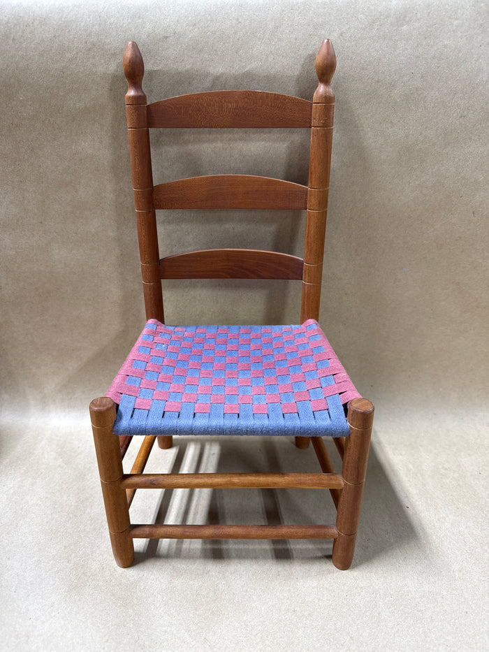 Ladder-Back Shaker Style Wooden Doll Chair