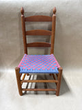 Ladder-Back Shaker Style Wooden Doll Chair