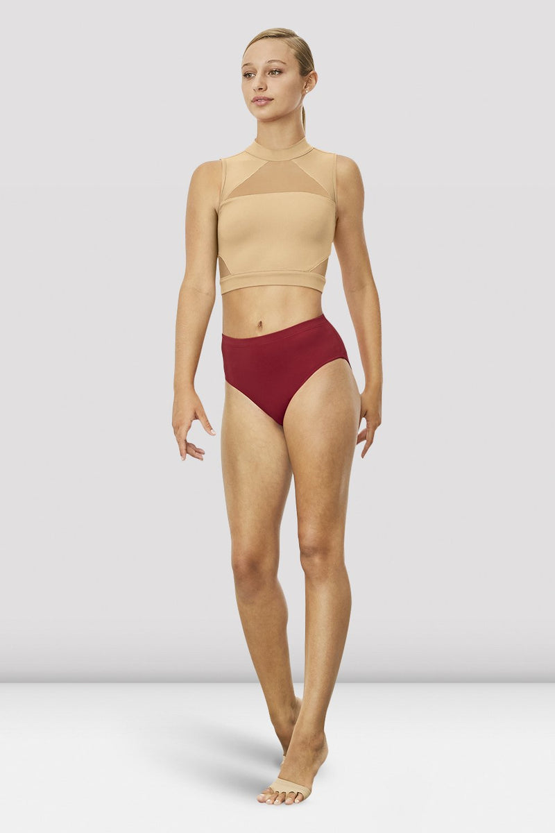 Ladies Chiaki Open Back Crop Top - BLOCH US
