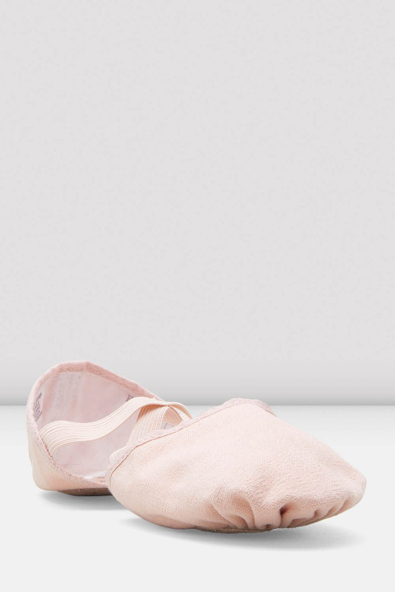 Ladies Elastosplit Canvas Ballet Shoes - BLOCH US