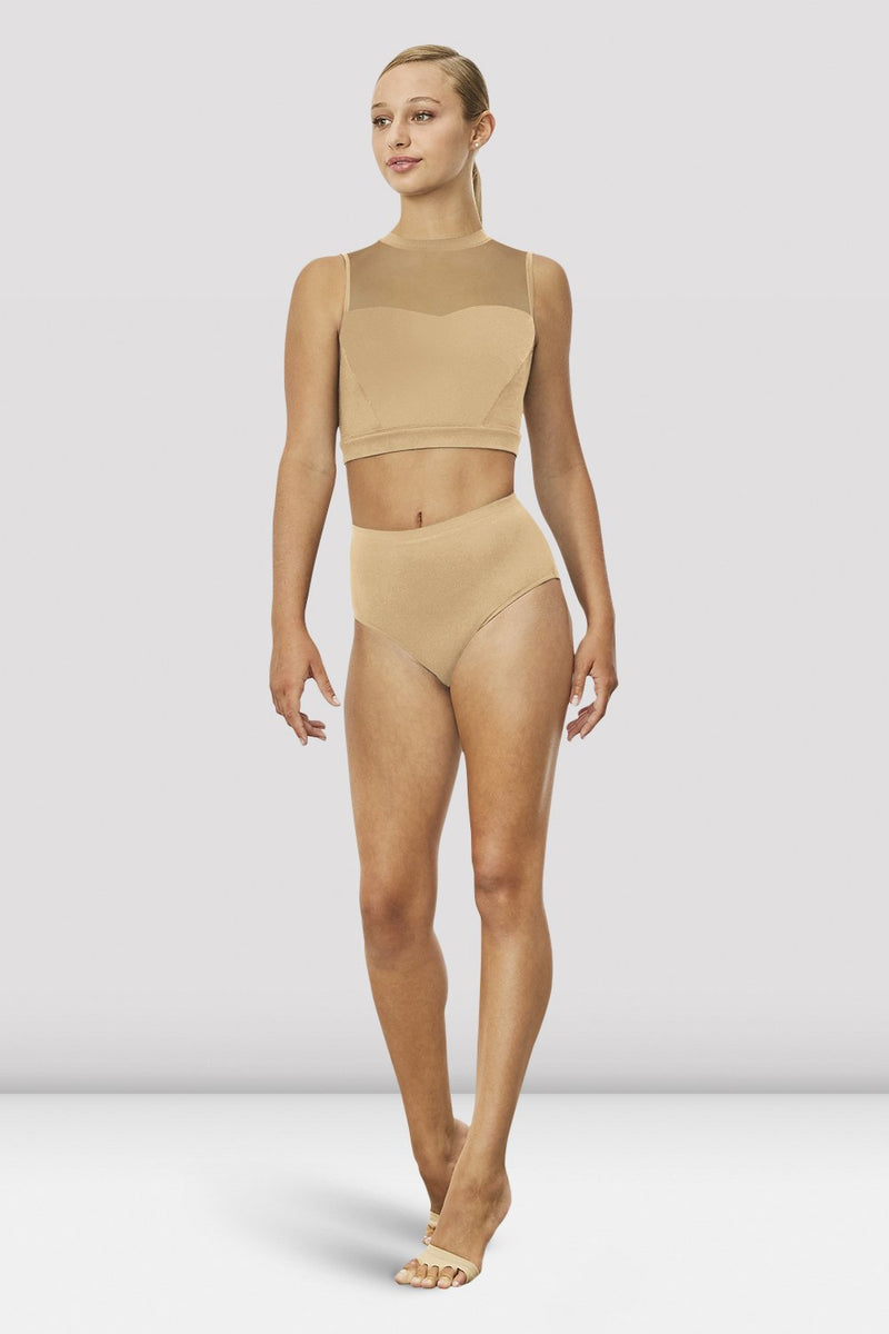 Ladies Emiko Open Back Crop Top - BLOCH US