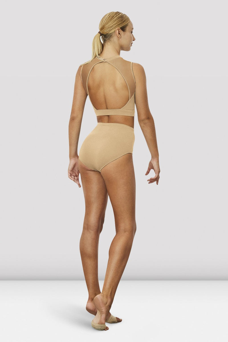 Ladies Emiko Open Back Crop Top - BLOCH US