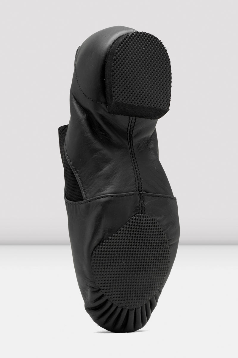 Ladies Leather Elasta Jazz Booties - BLOCH US