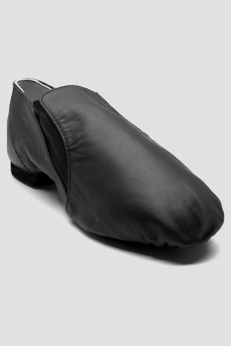 Ladies Leather Elasta Jazz Booties - BLOCH US