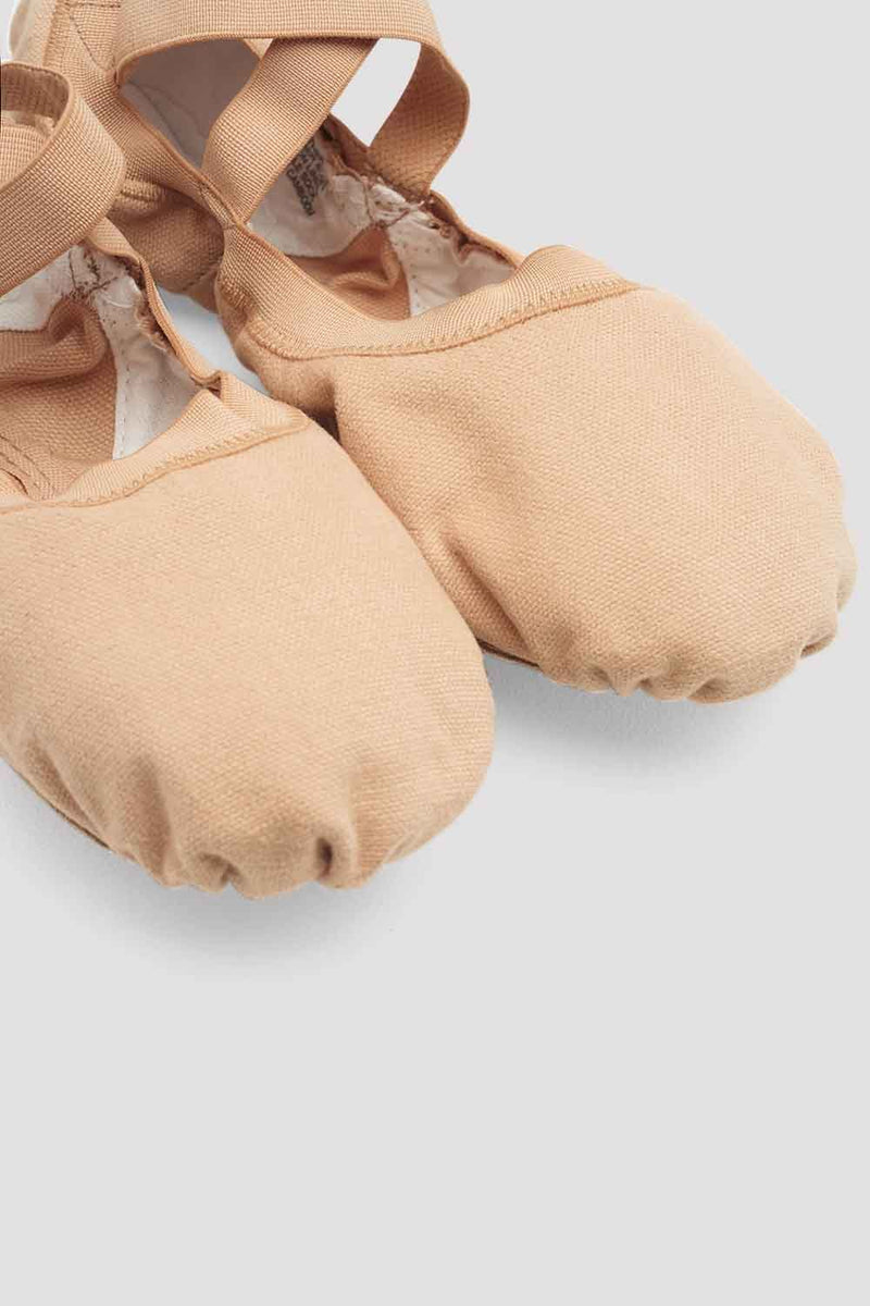 Ladies Pro Elastic Canvas Ballet Shoes - BLOCH US