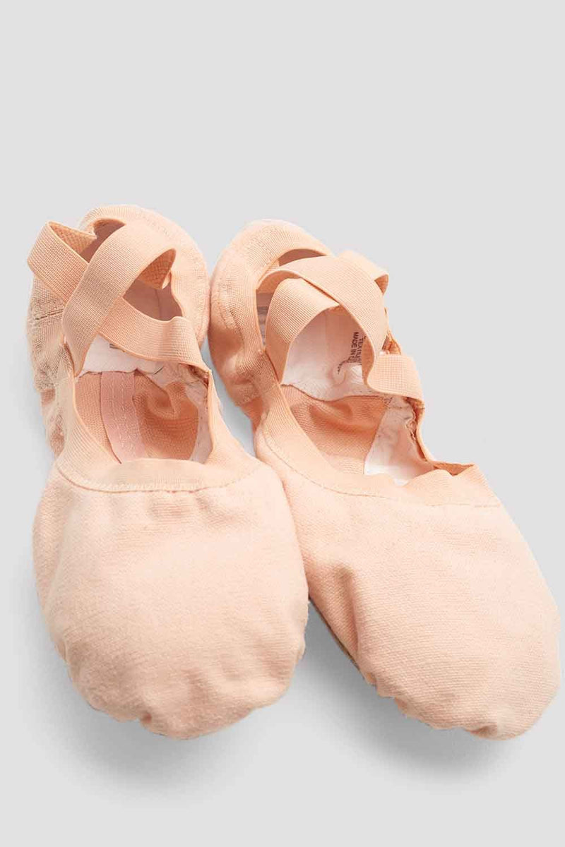 Ladies Pro Elastic Canvas Ballet Shoes - BLOCH US