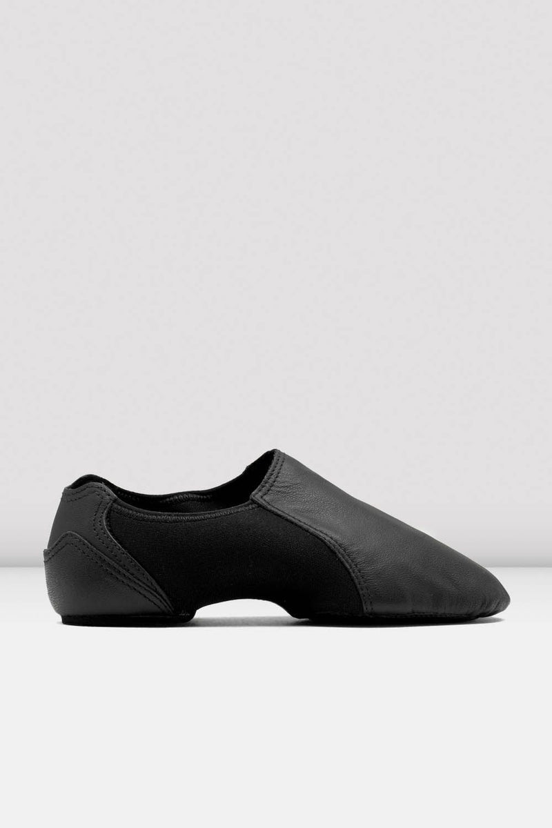 Ladies Spark Leather & Neoprene Jazz Shoes - BLOCH US
