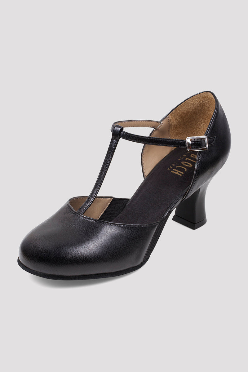 Ladies Split Flex Leather Character Shoes - BLOCH US