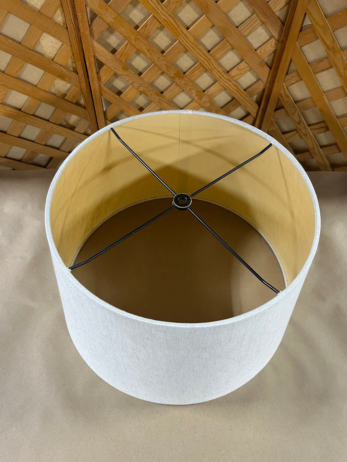 Lamp Shade B, tan/linen color