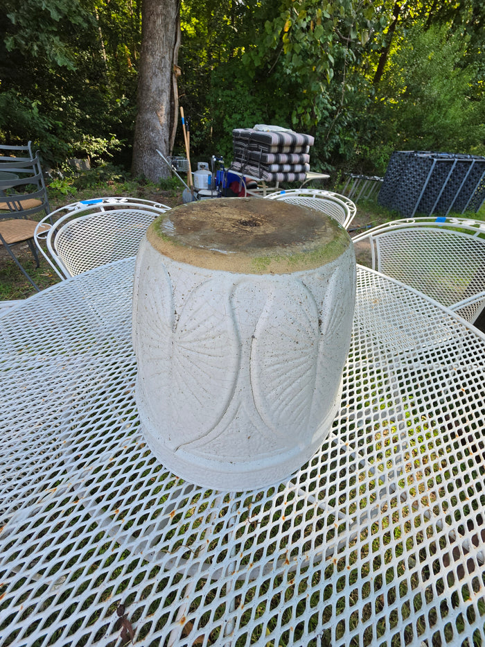 Large Roseville USA Pottery Planter, White Glazed