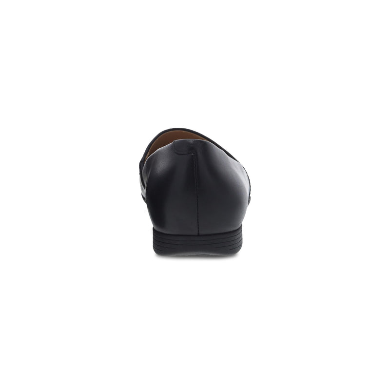 Heel image of Larisa Wide Black Milled Nappa