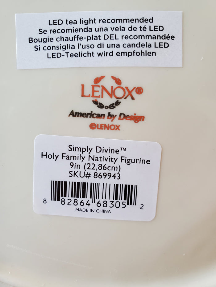 Lenox "Simply Divine" Holy Family Nativity Figurine
