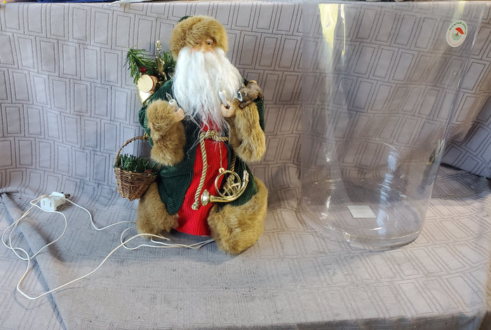Lighted Santa Tree Topper WORKS