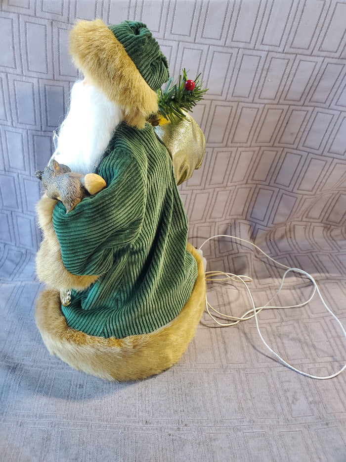 Lighted Santa Tree Topper WORKS