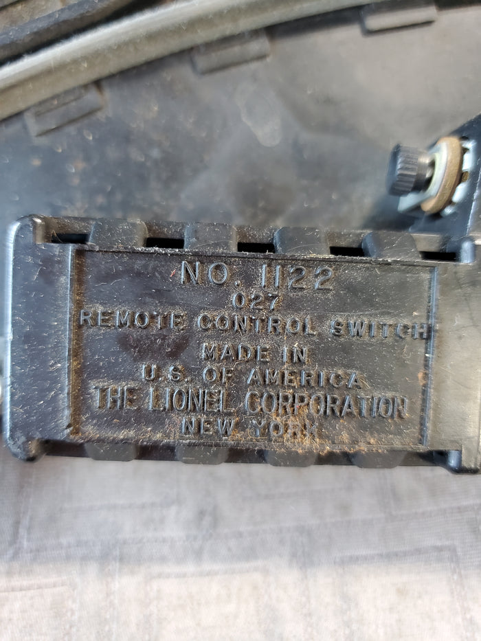 Lionel Non-Derailing Remote Controll 027 Switches UNTESTED