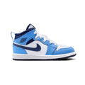 Little Kid's Jordan 1 Mid University Blue/Midnight Navy (DQ8424 405)