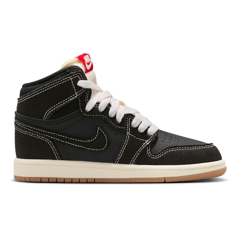 Little Kid's Jordan 1 Retro High OG FC Black/Sail-Gum Brown (II9926 001)