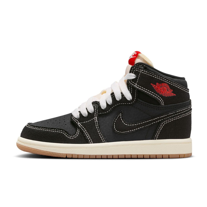 Little Kid's Jordan 1 Retro High OG FC Black/Sail-Gum Brown (II9926 001)