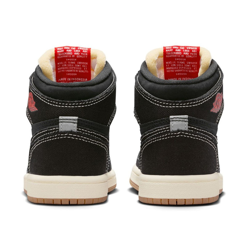 Little Kid's Jordan 1 Retro High OG FC Black/Sail-Gum Brown (II9926 001)