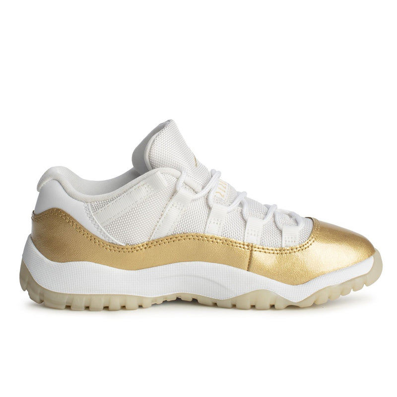 Little Kid's Jordan 11 Retro Low "Mother's Day" Wht/MTLC Gld (580522 102)