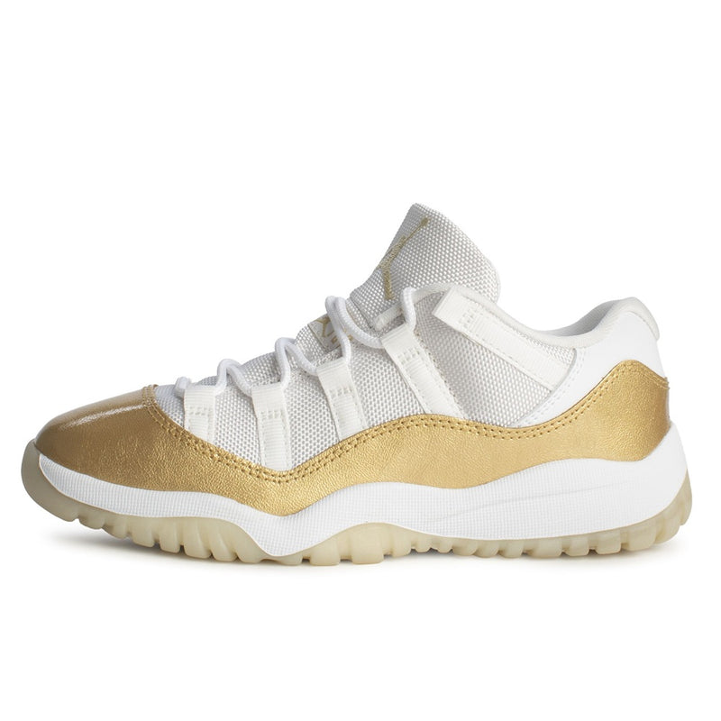 Little Kid's Jordan 11 Retro Low "Mother's Day" Wht/MTLC Gld (580522 102)