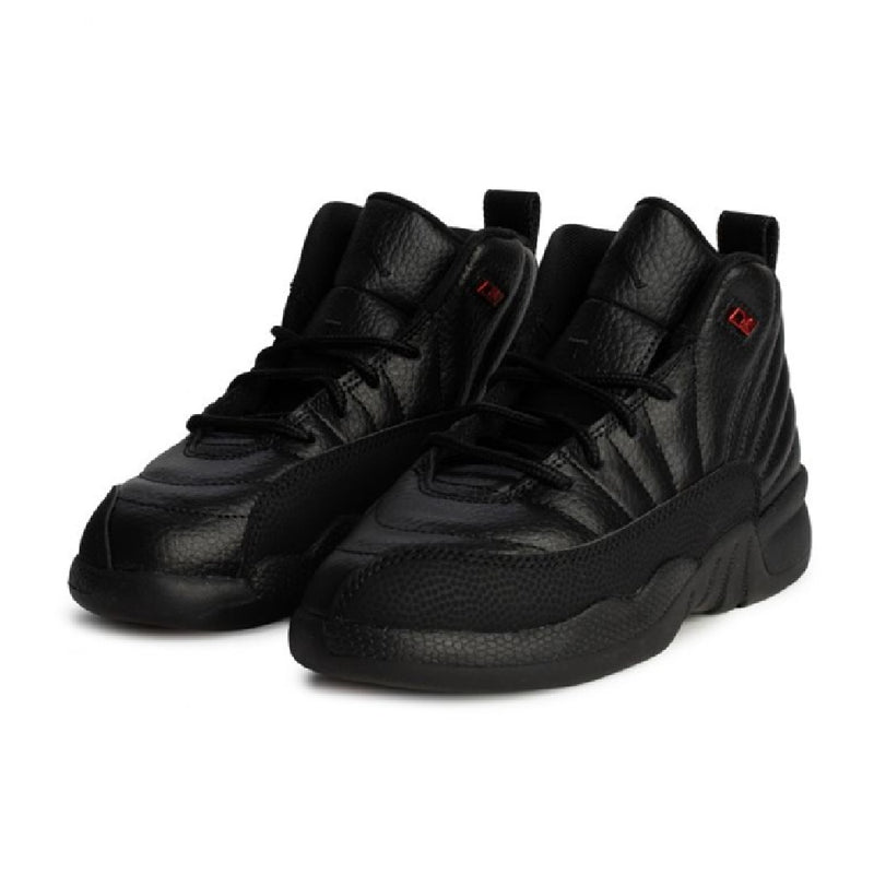 Little Kid's Jordan 12 Retro "Bloodline" Black/Varsity Red (151186 003)