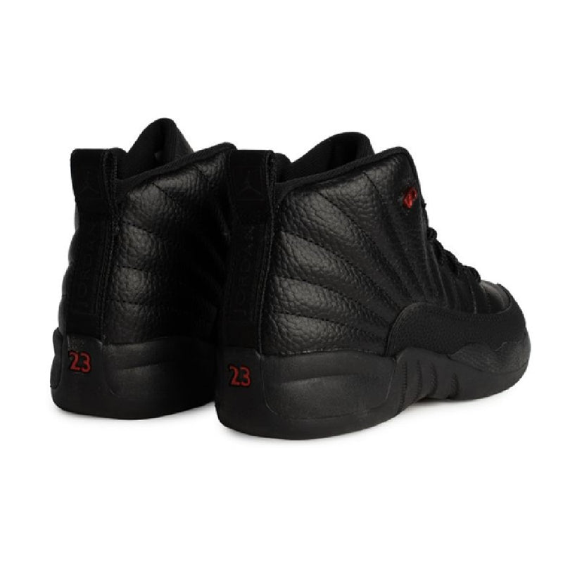 Little Kid's Jordan 12 Retro "Bloodline" Black/Varsity Red (151186 003)