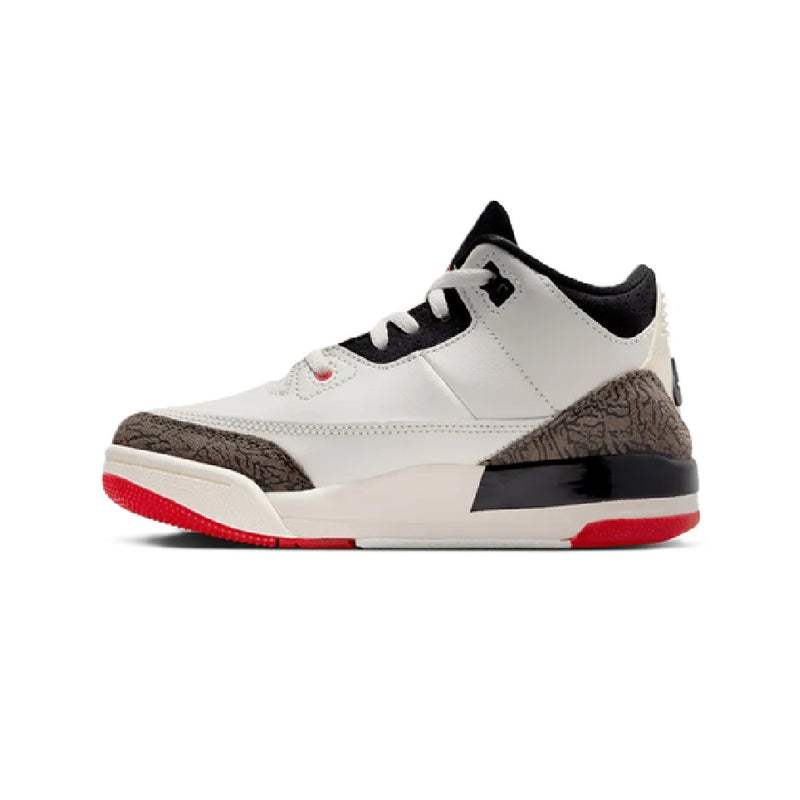 Little Kid's Jordan 3 Retro "World's Best Dad" Sail/Blk-U Rd (DM0966 103)