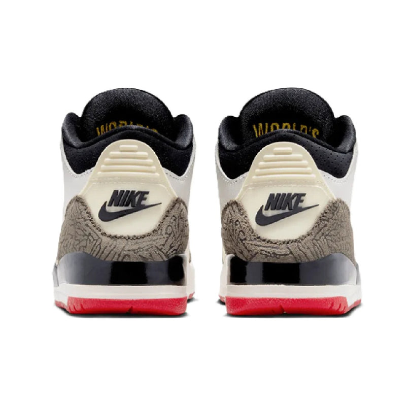 Little Kid's Jordan 3 Retro "World's Best Dad" Sail/Blk-U Rd (DM0966 103)