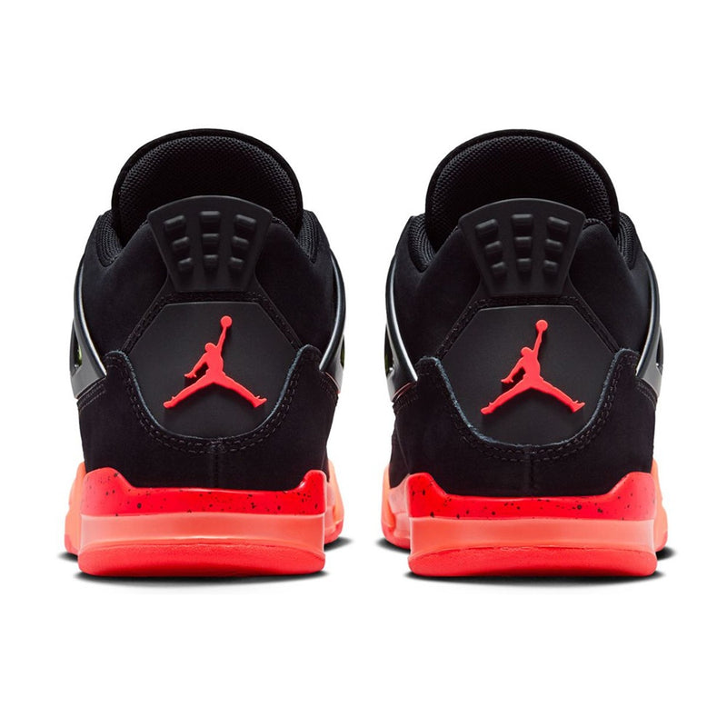 Little Kid's Jordan 4 Retro Black/Infrared 23-Bright Mango (II1269 001)
