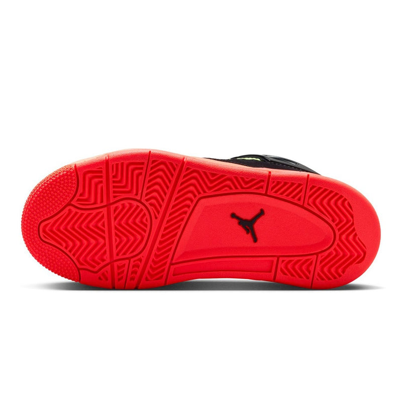 Little Kid's Jordan 4 Retro Black/Infrared 23-Bright Mango (II1269 001)