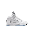 Little Kid's Jordan 5 Retro OG "White Metallic" Wht/Blk-Sil (HQ7979 103)