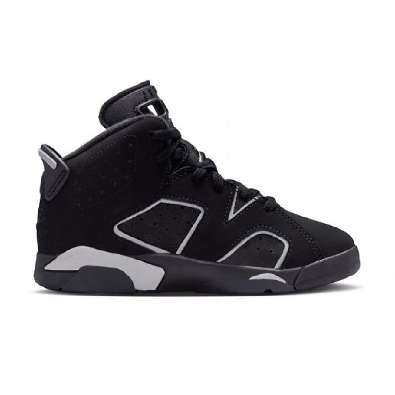 Little Kid's Jordan 6 Retro BP "Cap and Gown" Blk/Re Sil-Blk (IR2287 010)