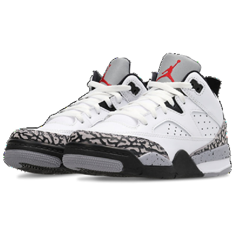 Little Kid's Jordan Son of Mars Low White/Gym Red-Black (IR0525 101)