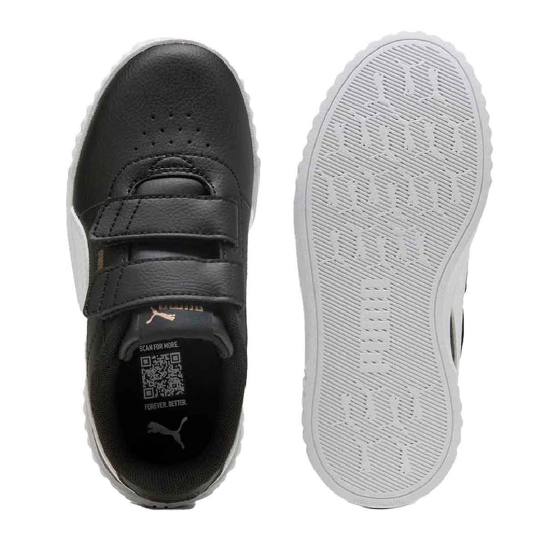 Little Kid's Puma Carina 3.0 V PS Puma Black-Puma White (401478 03)