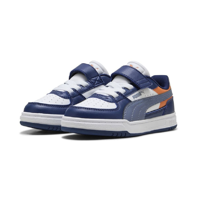 Little Kid's Puma Caven III Block AC+ Blue Jewel-Gray Sky-Wht (406891 01)
