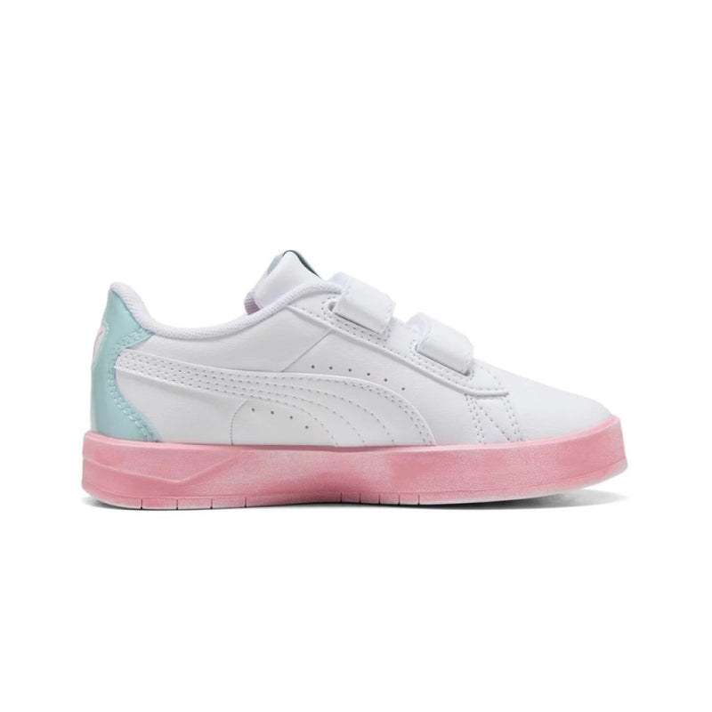 Little Kid's Puma Jada Classic Space Bel V PS White-Sea-Pink (402823 01)