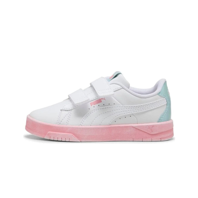 Little Kid's Puma Jada Classic Space Bel V PS White-Sea-Pink (402823 01)