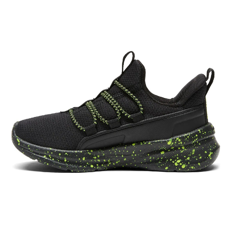 Little Kid's Puma One4All 2.0 Big Cat Enrgy PS PumaBlack-Lime (406294 01)